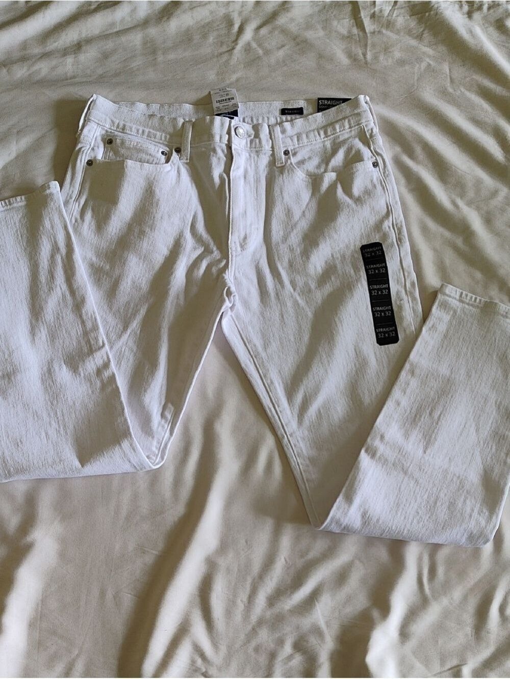 J. Crew White Men's Straight Signature Flex Jeans